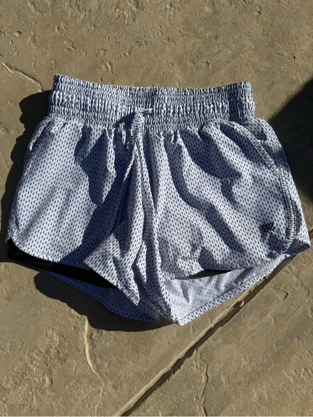 Albion Light Gray Mesh Athletic Shorts with Inner Liner